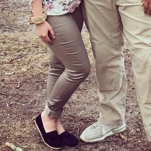 Grey high waisted skinny Jeggings